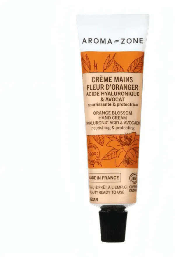 Aroma-Zone – Crème Mains BIO Fleur d’Oranger - 20ml