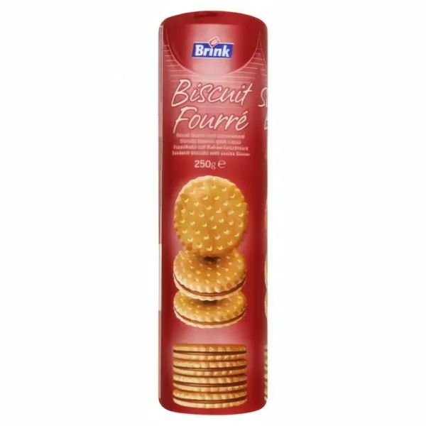 Brink – Biscuits Fourrés au Chocolat – 250 g