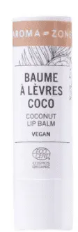 AROMA - ZONE - Baume à lèvres rose Bio coco vegan - 4,5g