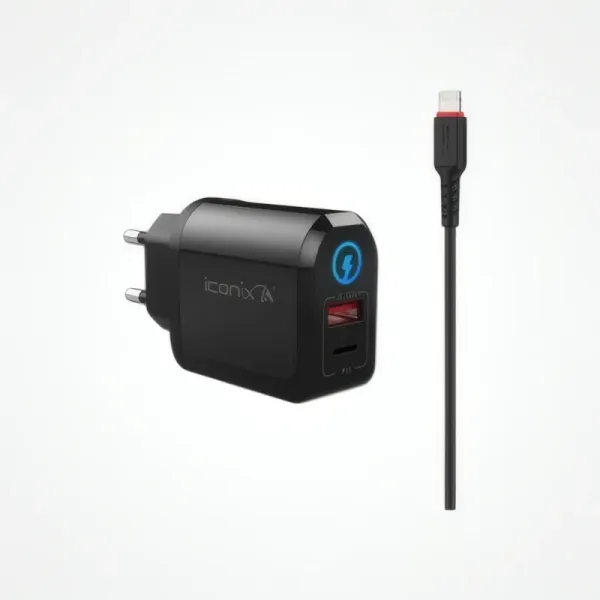 Chargeur Mural 18W ICONIX IC-HC1028 pour iPhone