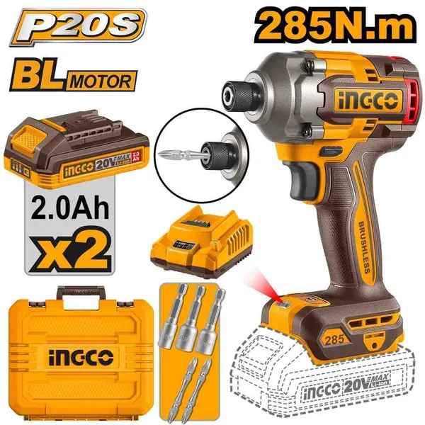Visseuse à chocs sans fil 20V INGCO CIRLI2028