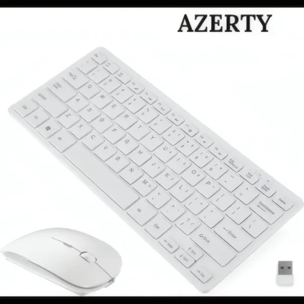 Combo Clavier et Souris Sans Fil GKM901 Français