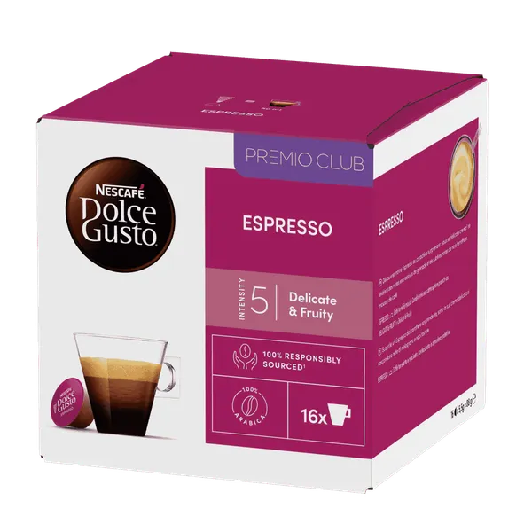 NESCAFÉ DOLCE GUSTO - Capsules Espresso delicate and fruity  x16 -264g