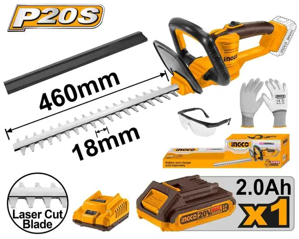Taille-haie sans fil 20V INGCO CHTLI20461