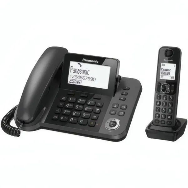 Téléphone Fixe Duo DECT Panasonic KX-TGF310 avec Haut-Parleur
