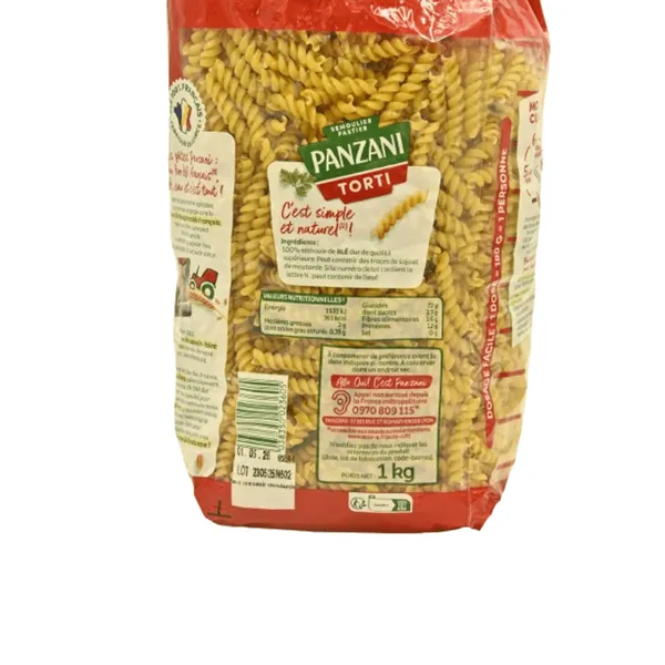 Pâtes torti PANZANI 1 kg