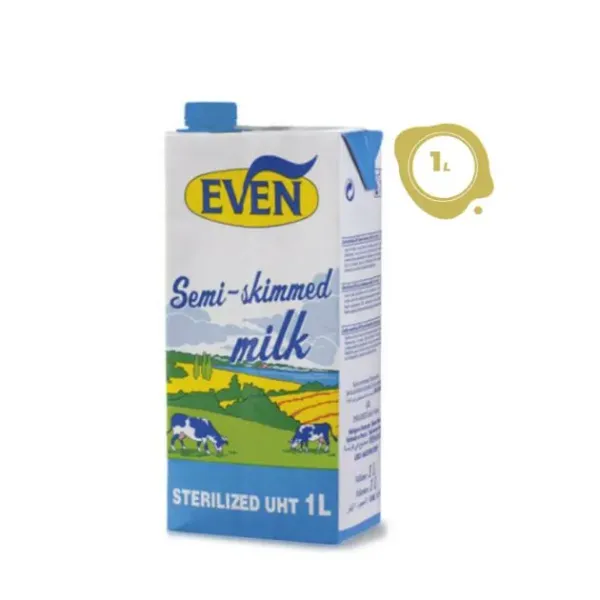 Lait Demi-Ecrémé Brique Even - 1L