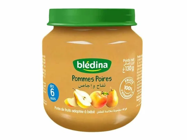 BLEDINA - Purée de Pomme et Poire - 130G