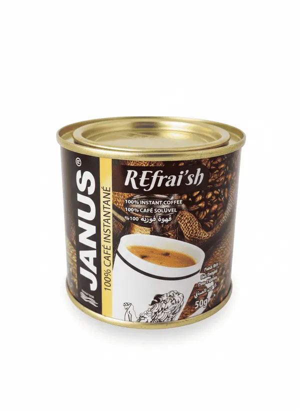 Janus Refrai’sh – Café 100 % Instantané (50 g)