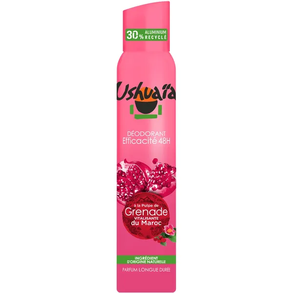 USHUAIA Grenade du Maroc – Déodorant Spray Efficacité 48 h 200 ml