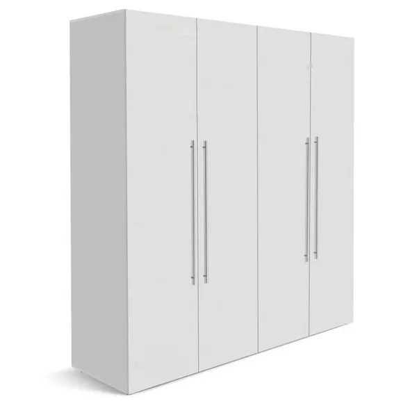 Armoire 4 battants 170X45X175 Cm Blanc ARB004