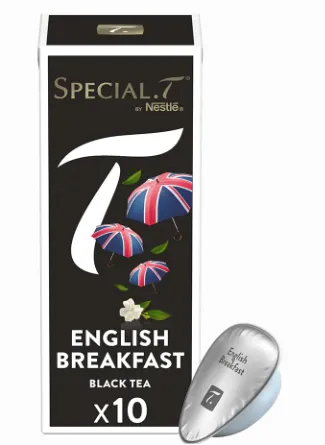 NESTLÉ - Thé noir en capsules Spécial T - English breakfast x10