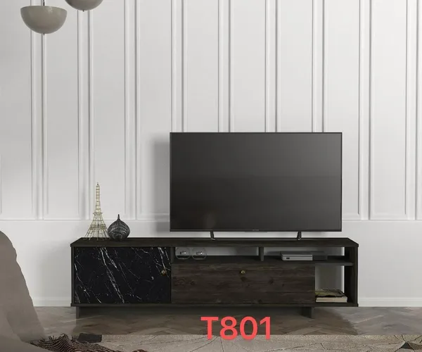 Table TV T801 Noir 1.80M (1CARTON)