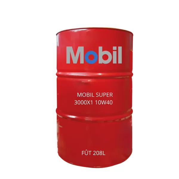 Huile moteur Mobil Super 3000 5W40 fût 208L