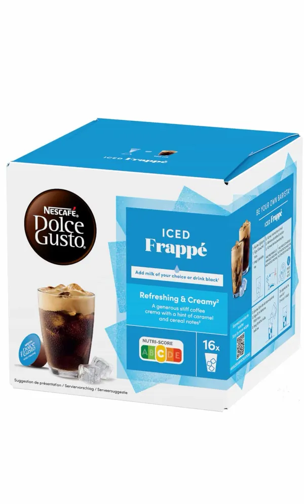 NESCAFÉ DOLCE GUSTO - Capsules saveur Iced Frappé - Lot de 16 capsules