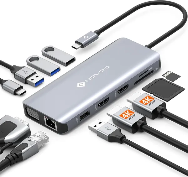 Hub Adaptateur USB-C 11 en 1