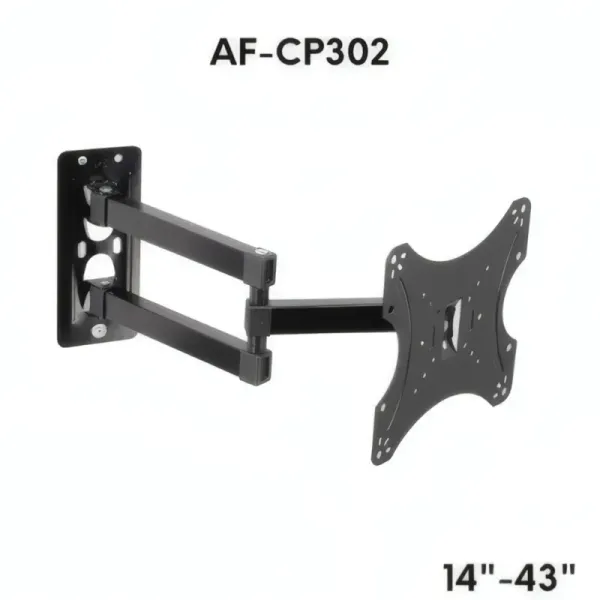Support TV Mural AIRFLUX AF-CP302 - Réglable de 14" à 43"
