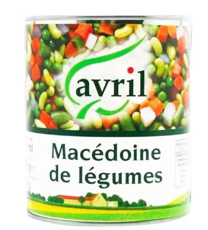 AVRIL - Macédoine de légumes - 400 g