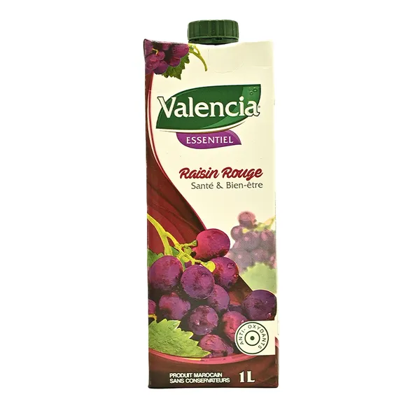 JUS RAISIN ROUGE VALENCIA Brique 1L