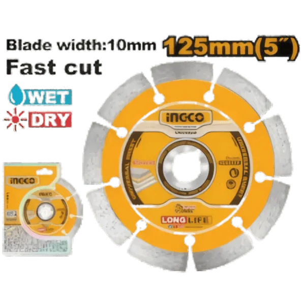 Disque diamanté sec 125 mm  DMD011252