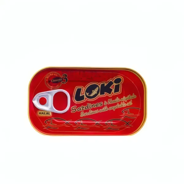 Loki- Sardines à l’Huile Végétale – 125g