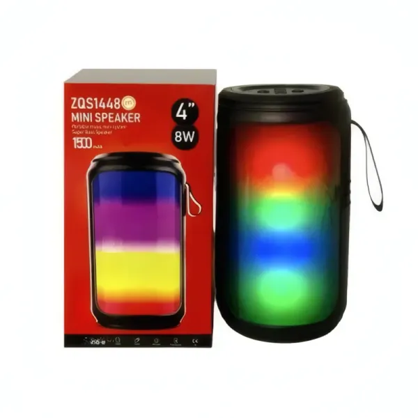 Haut-Parleur Mini Bluetooth Portable - LED, FM, Super Basse