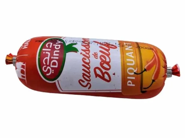 DINDY - Saucisson bœuf piquant 200G