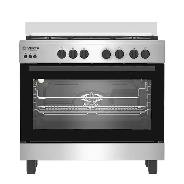 Cuisiniere Verta 5 feux 90X60 à Gaz Gris 95NAGCFM