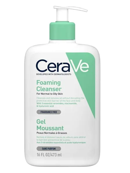 CERAVE - Gel moussant peaux normales à grasses - 473ML