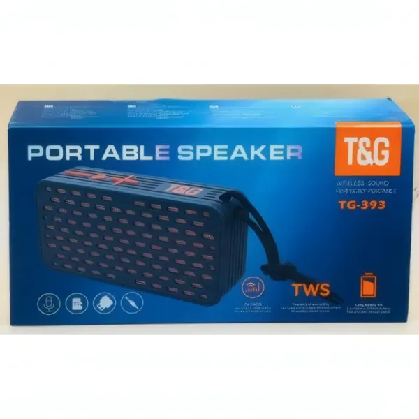 Enceinte Bluetooth T&G TG-393 - Radio FM et MP3