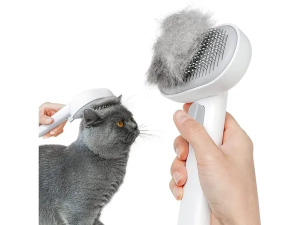 AUMUCA - Brosse à Poils longs & courts pour animaux de compagnie