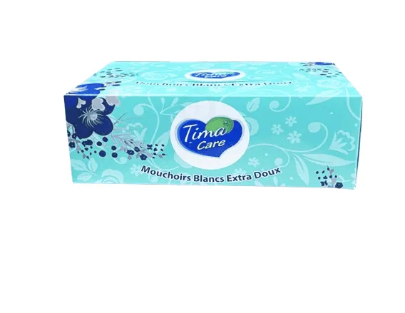 TIMA CARE – Mouchoirs Blancs Extra Doux (150 pcs)