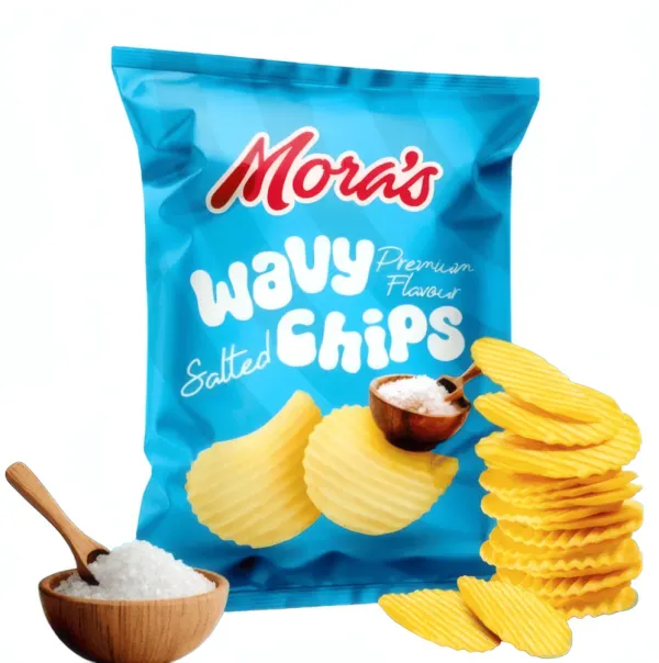 Mora's – Chips Wavy Sel 60G