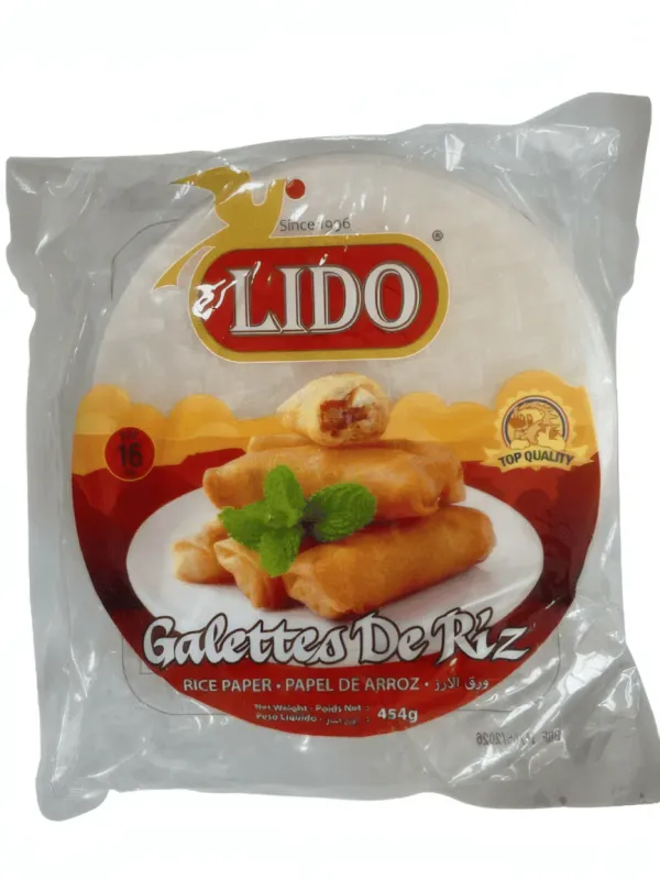 Lido - Galettes de Riz - 22C m - 454 g