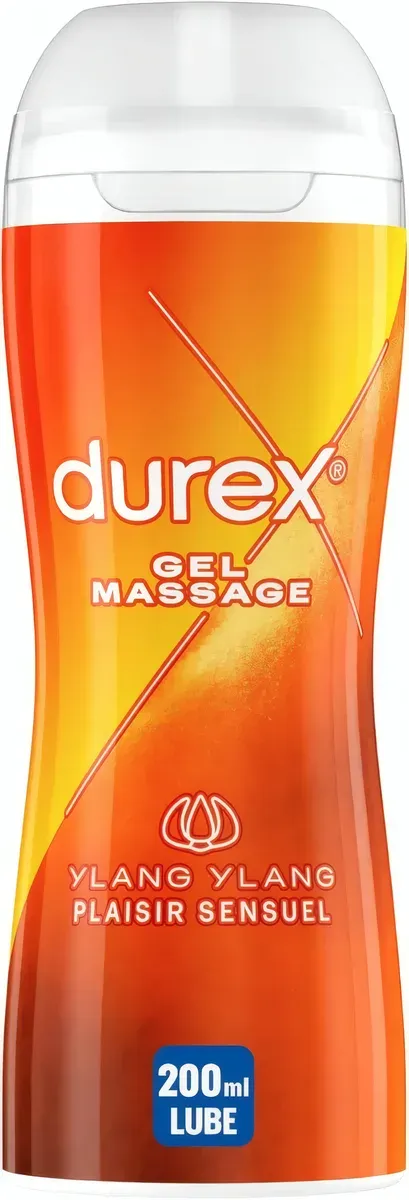 DUREX - Gel Massage & Lubrifiant 2-en-1 Aloe Vera – Douceur Intime à Base d’Eau - 200 ml