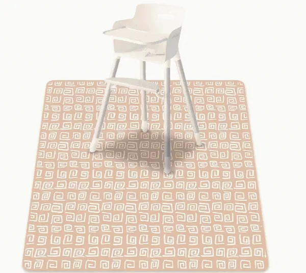 Tapis de Protection Lavable pour Chaise Haute – 129 cm