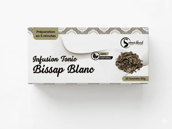 Senea Food - Infusion Tonic - Bissap Blanc - 20 sachets de 60 g