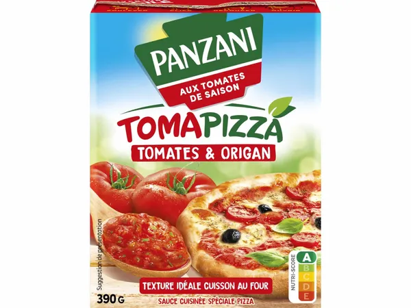 PANZANI - Sauce Tomapizza Tomates et Origan (sauce spéciale pizza) - 390 g