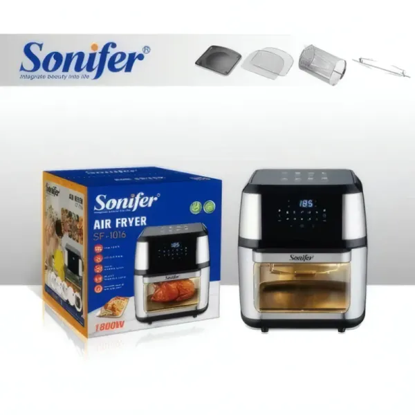 Friteuse à air Sonifer SF-1016 - 12L, 1800W avec écran tactile