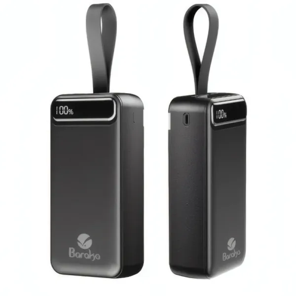 Power Bank Baraka BRK-PB24 30000mAh - Noir avec Charge USB