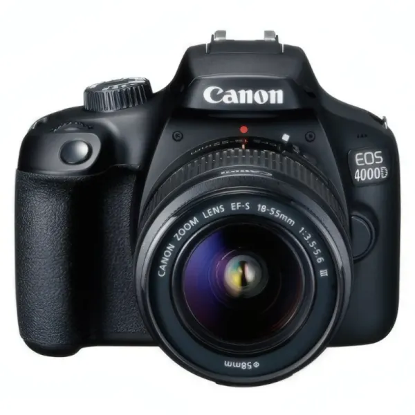 Appareil Photo Reflex Numérique Canon EOS 4000D avec Objectif 18-55mm