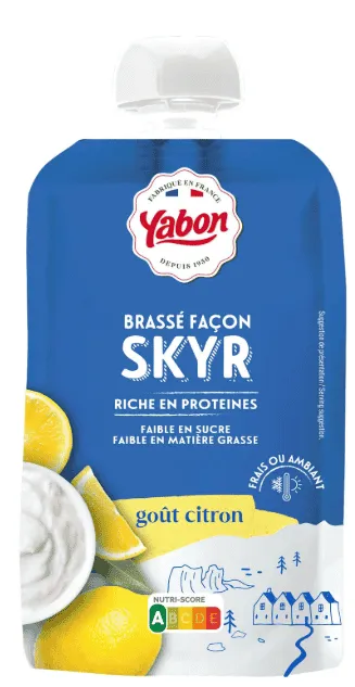 Yabon – Yaourt Brassé Façon Skyr Citron