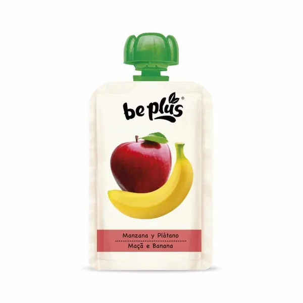 Be Plus – Compote de Fruits Pomme & Banane – 120 g