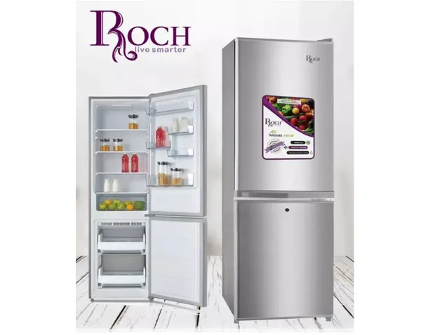 Refrigerateur Roch Combine 2 tiroirs 150L Silver RFR150DBL