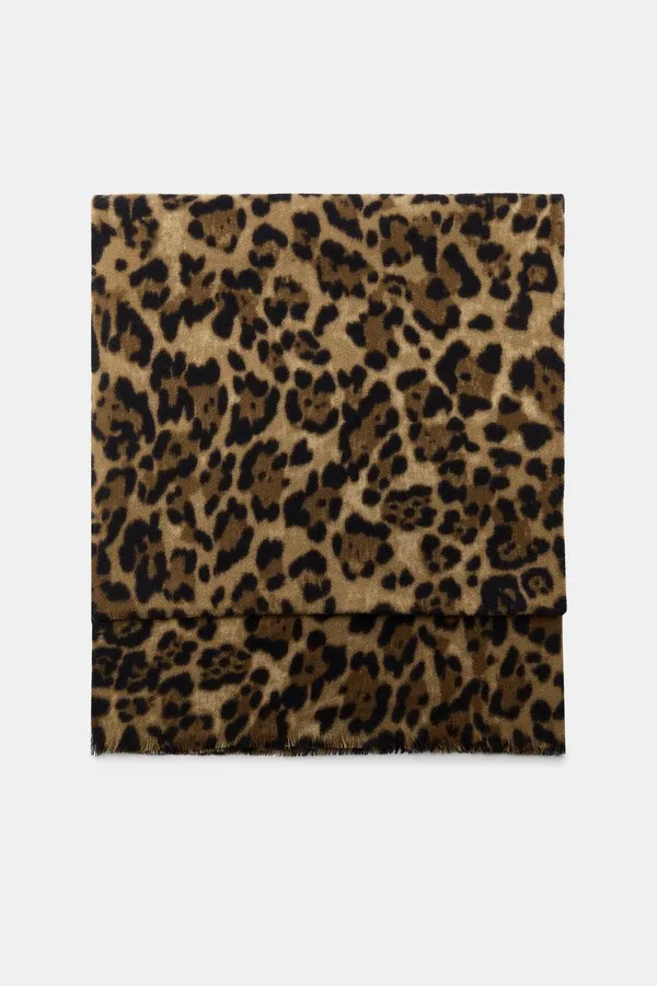 Foulard à Imprimé Animal Léopard