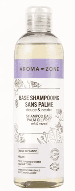 AROMA - ZONE - Base de shampoing neutre sans palme - 250 ml