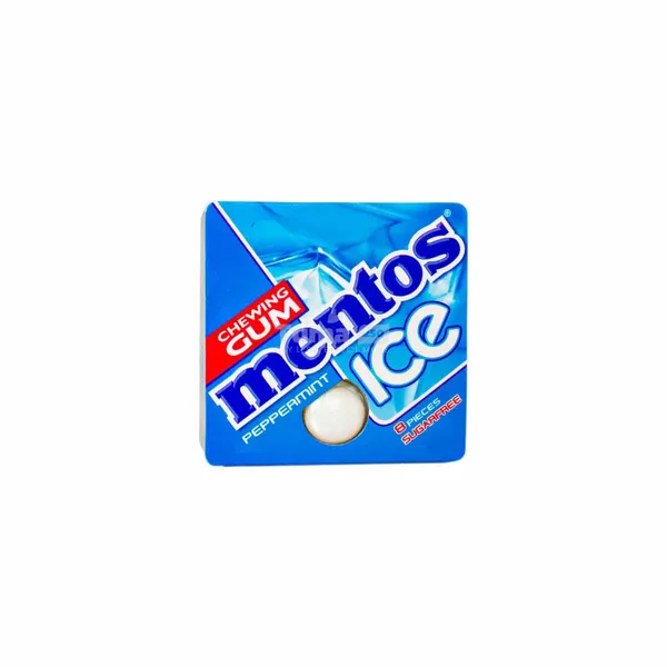 MENTOS ICE - Peppermint Chewing Gum - (8pcs)
