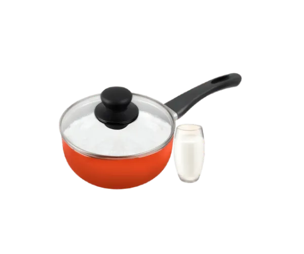 Casserole Antiadhésive en Aluminium Decakila avec Couvercle