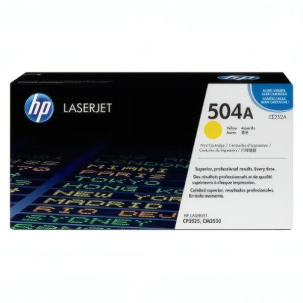 Toner Jaune HP-504A (CE252A) - 7000 pages