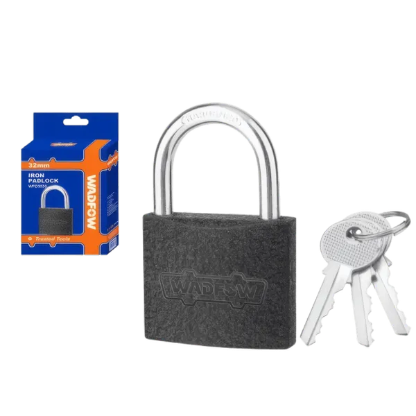 Cadenas de sécurité métallique 50 mm avec clés